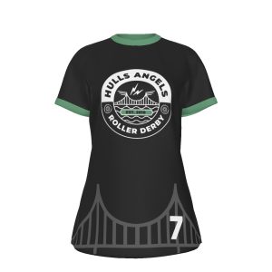 Team Version - Black - Curved T-Shirt